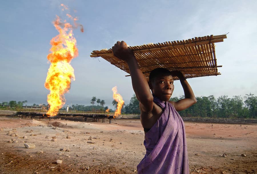 The Constant Flaring of Gas in The Niger Delta